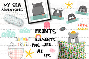 My sea adventures, an Animal Illustration by Viktoria Siarova (Thumbnail 5 of 7)