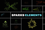 Sparks Elements for DaVinci Resolve, a Templates & Theme by FlashFXbox (Thumbnail 1 of 2)