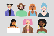 Women. Vector and raster graphics., a Person Illustration by Oliana Moroz (Thumbnail 9 of 19)