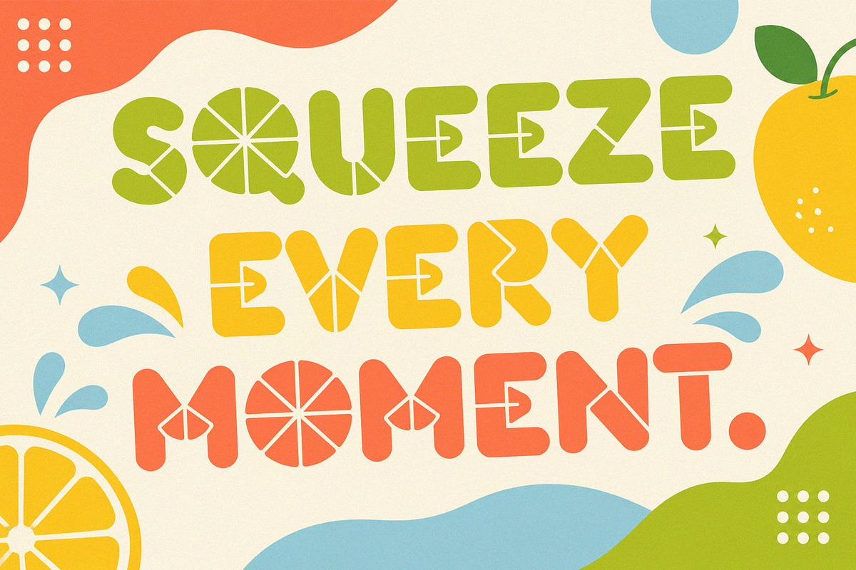 LIMEO - Juicy Display Font, a Sans Serif Font by NTC Graphic (Photo 9 of 11)