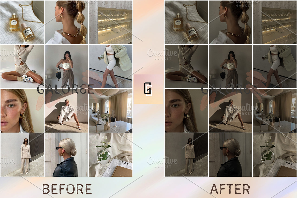 AESTHETIC PRESETS PACK by GALOR6E, a Layer Style Add-On by GALOR6E PRESETS (Photo 4 of 7)