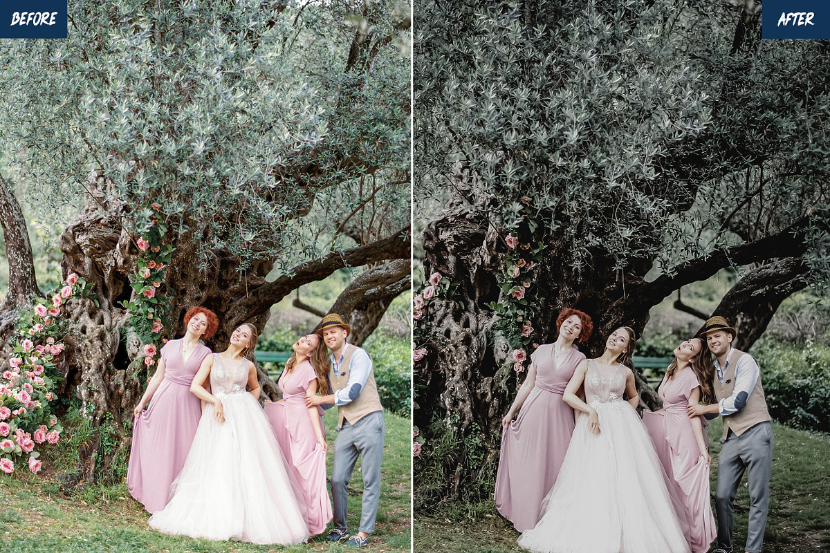 Dark & Moody Wedding Presets, a Preset Add-On by thepslr (Photo 3 of 9)