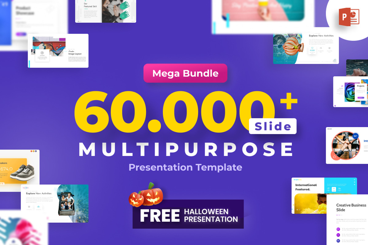 60000+ Multipurpose Presentation, a Presentation Template by Brandearth RRGraph (Photo 1 of 7)