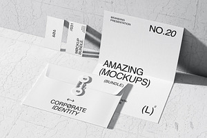 Qubus: Brutal Stationery Mockups EU