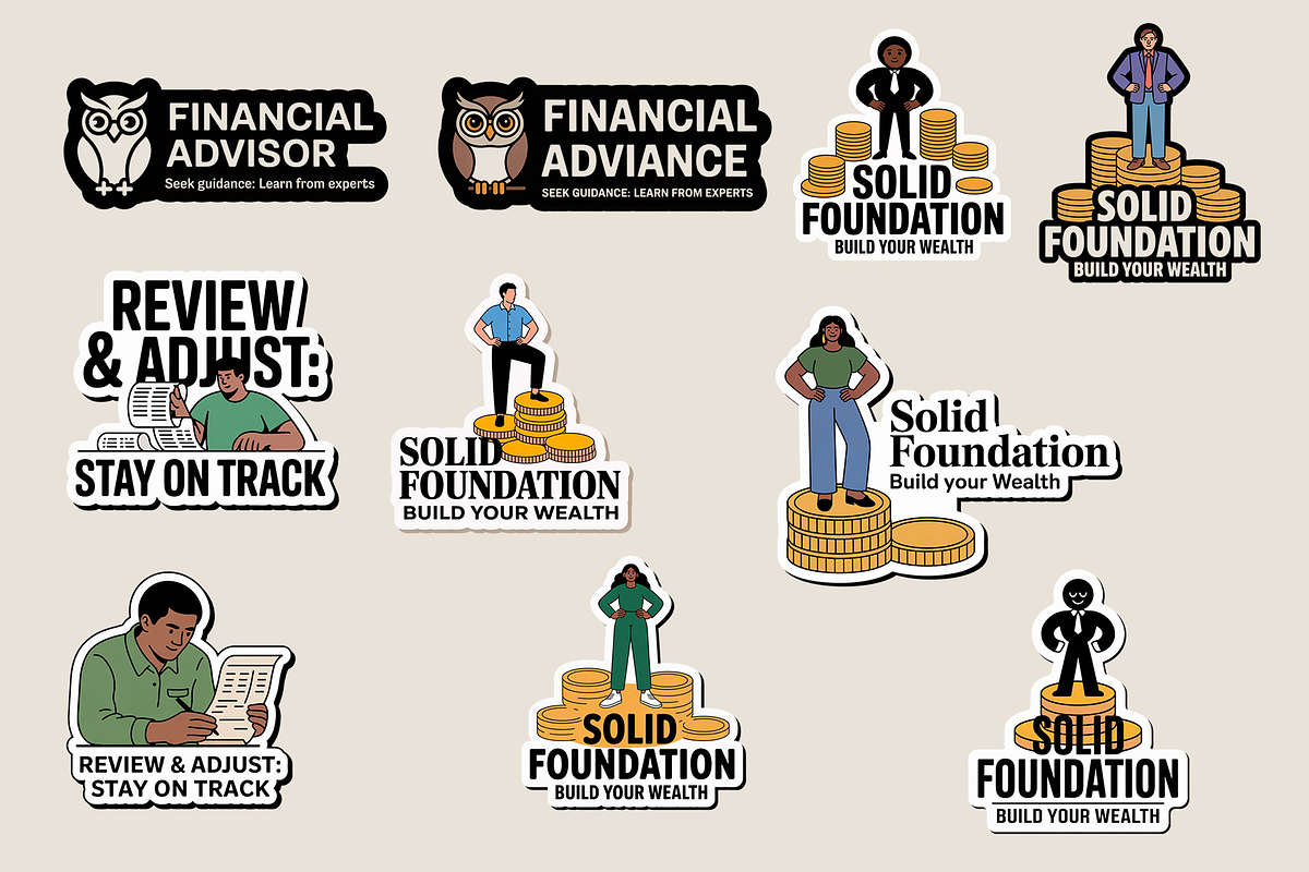Financial Budget Digital Stickers, an Object Graphic by Jakayla Digital Co (Photo 4 of 5)
