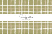 neutral plaid seamless pattern, a Decorative Illustration by Pink Studio Art (Thumbnail 1 of 5)
