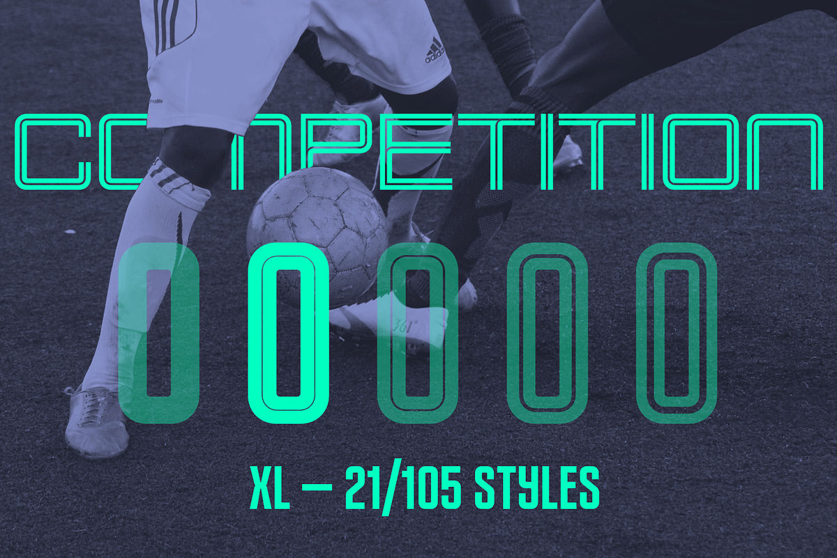 Competition XL (subfamily), a Sans Serif Font by Sportsfonts (Photo 1 of 9)