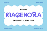Magekora Experimental Sans Font, a Sans Serif Font by Rasio Studio (Thumbnail 1 of 9)