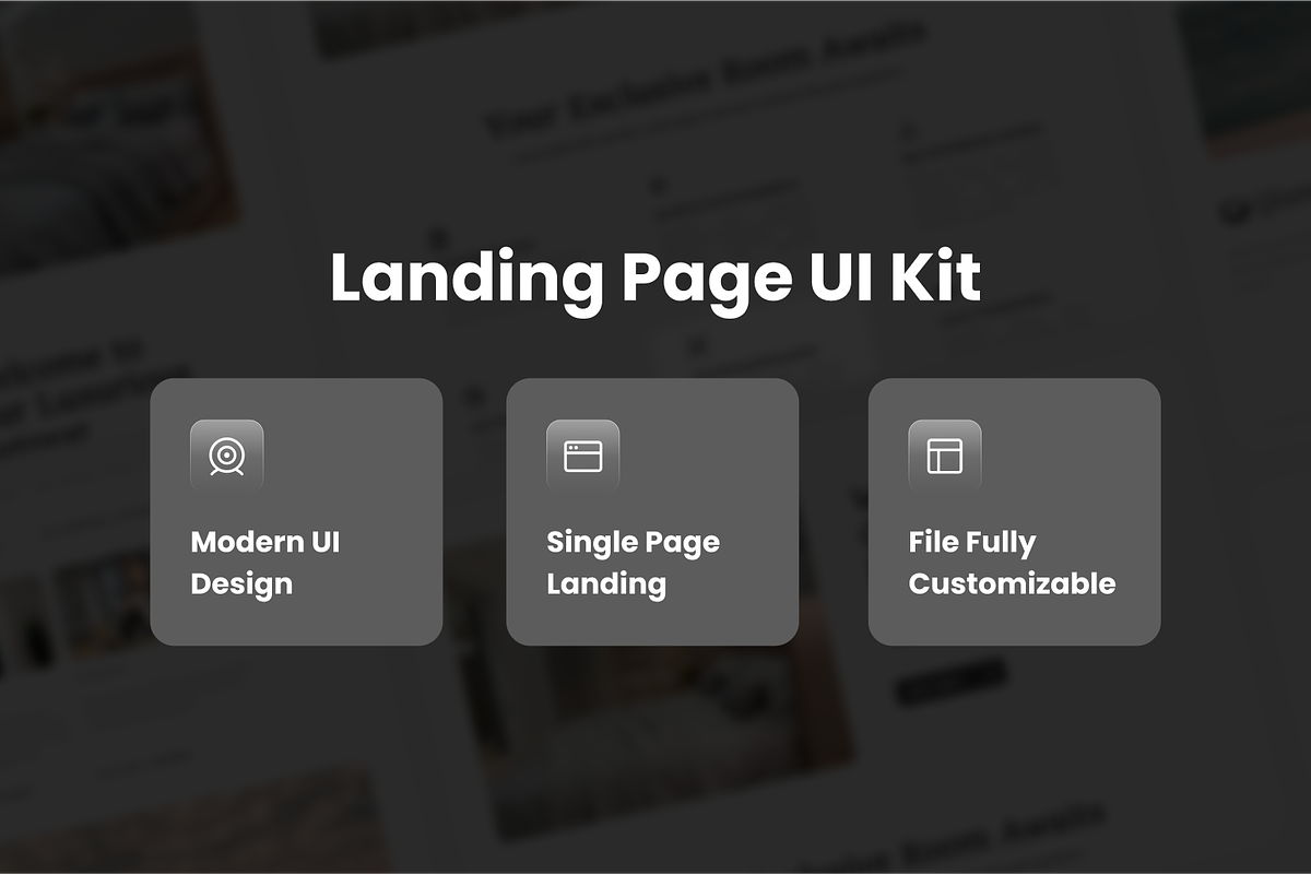 Qiamore - Luxury Hotel Landing Page, a Landing Page Template by SquidPixey (Photo 3 of 5)