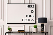 Mock up poster with a console table, a Print Template by FilL239 (Thumbnail 3 of 7)