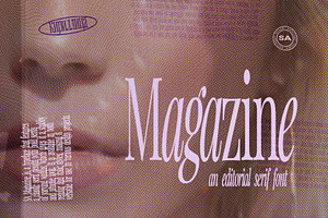 SA Magazine High-Contrast Serif Font, a Serif Font by Artcoast Std.