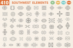 410 Southwestern Shapes Atelier SVG