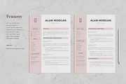 Resume Template 4 Page - Rose, a Resume Template by Aprilea (Thumbnail 2 of 6)