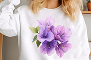 Bougainvillea Flowers Clipart Bundle, an Illustration by designcity5 (Thumbnail 5 of 5)
