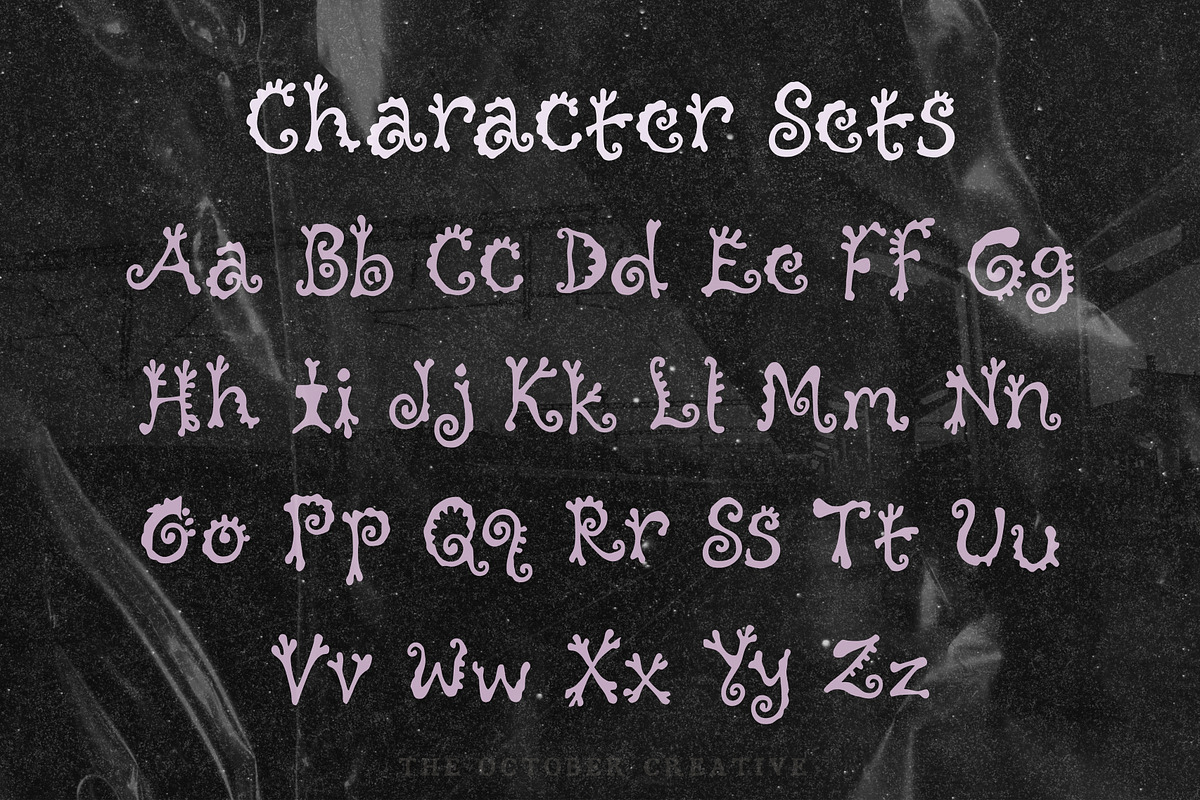 Sugarwreck Thorny Display Font, a Handwritten Font by The October Creative (Photo 3 of 8)