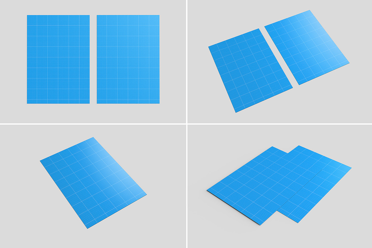 Paper Poster Mockups - 12 views, an Advertising Mockup by Illusiongraphic (Photo 20 of 28)