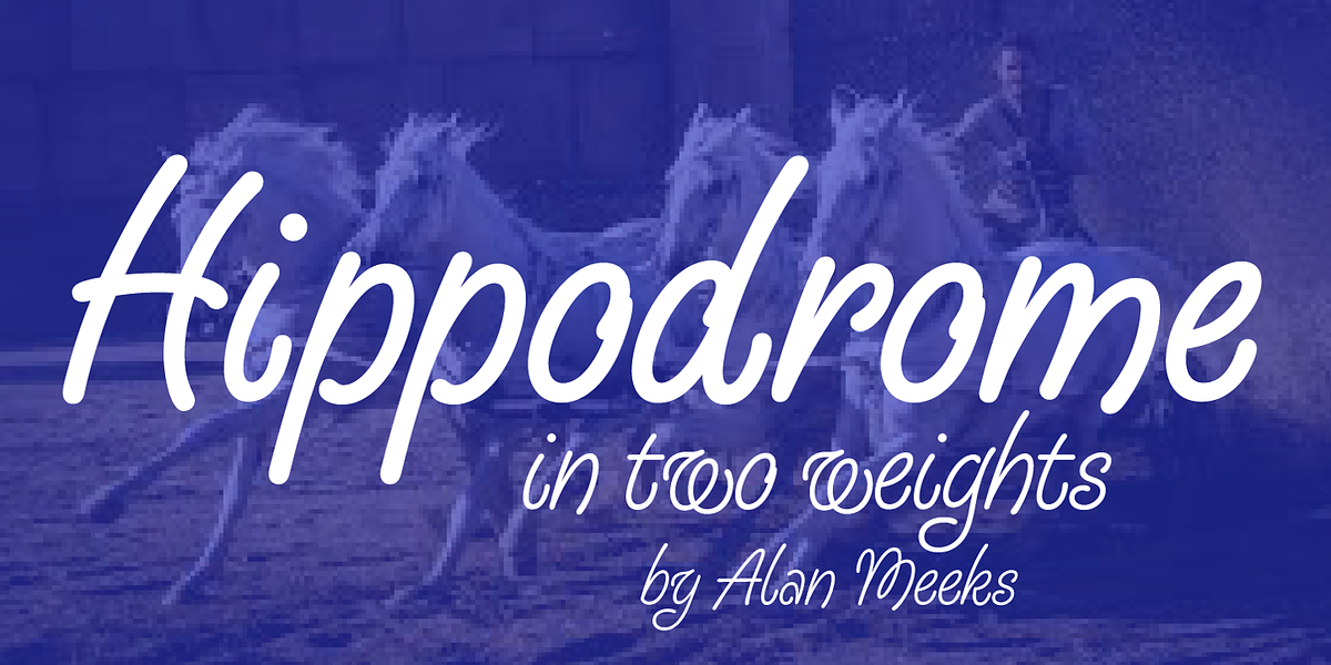 Hippodrome, a Script Font by Alan Meeks Collection (Photo 3 of 5)