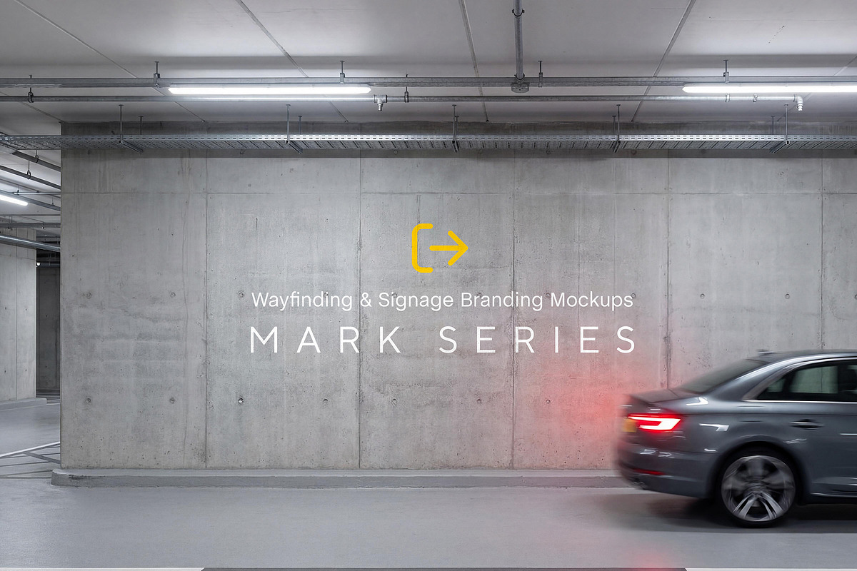 Parking Wall Mockup, an Advertising Mockup by Mockup Cloud (Photo 2 of 2)