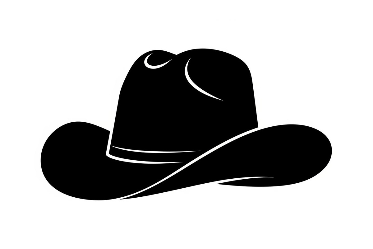 Minimal Cowboy Hat Silhouette Bundle, an Illustration by Designs_River (Photo 21 of 51)
