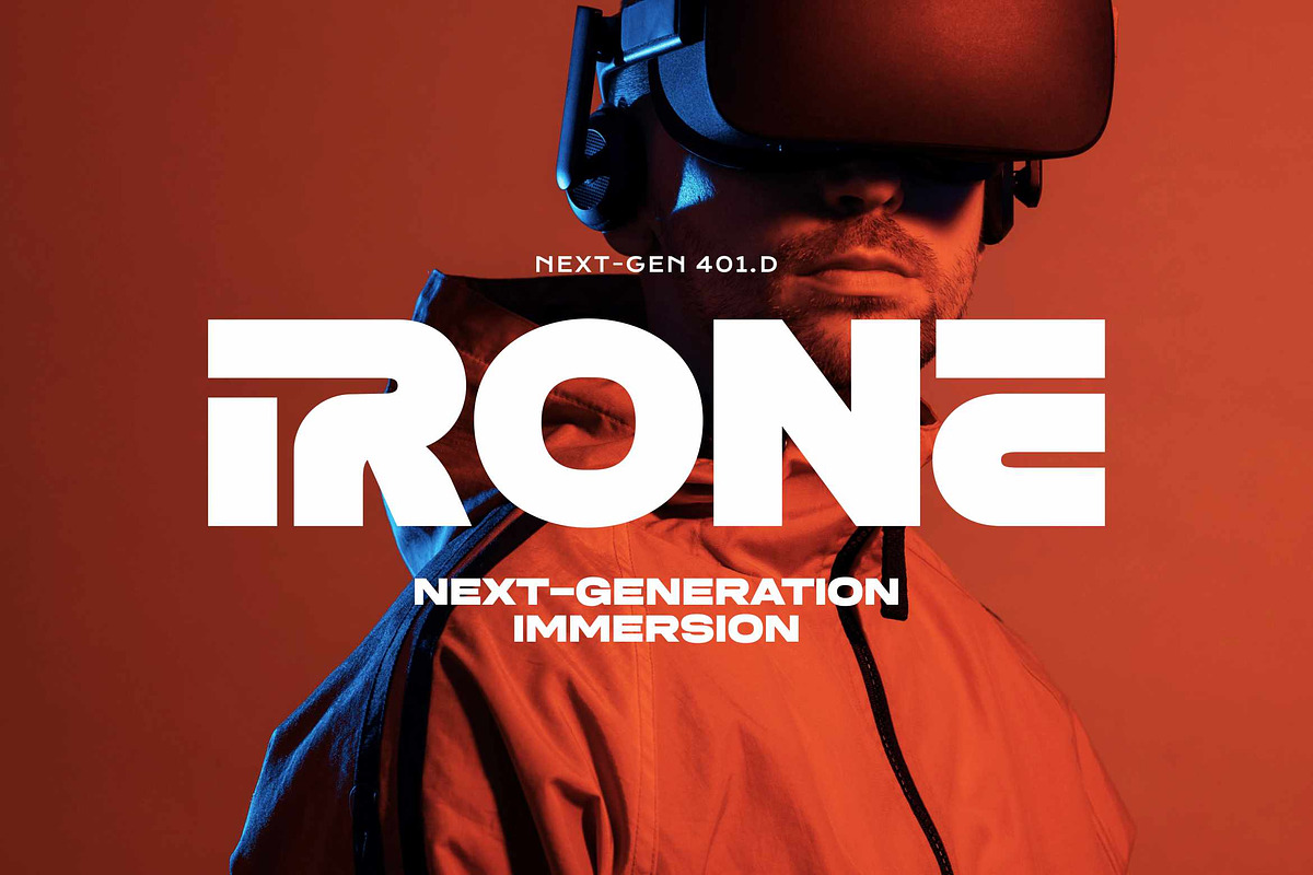 Unesa - Modern Futuristic Typeface, a Sans Serif Font by Imoodev (Photo 3 of 6)