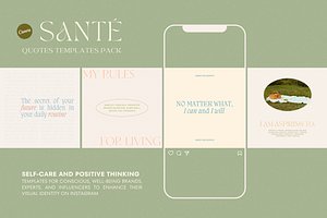 Self-Care Quotes CANVA IG Templates