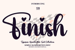 Finish Script Font