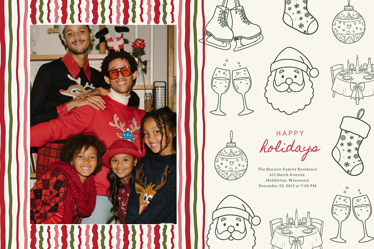Christmas Frames Whimsy Set, a Seasonal Illustration by digital.incubator.yum (Photo 6 of 18)