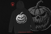 10 Bundle Dark Art Pumpkin Halloween, an Illustration by Morspective (Thumbnail 4 of 7)