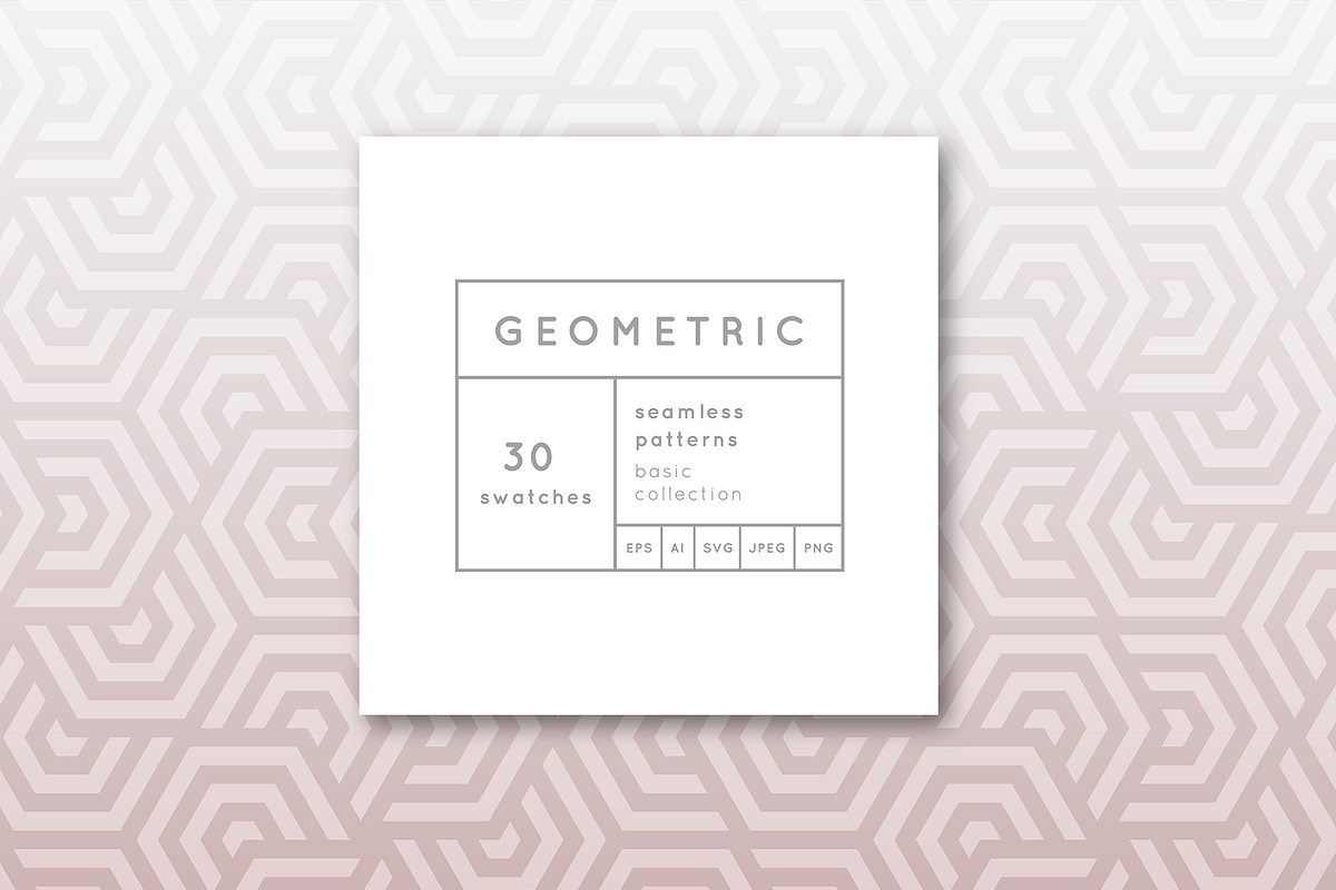 Basic Geometric Seamless Patterns, a Pattern Graphic by Curly_Pat (Photo 1 of 11)