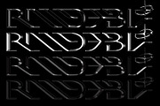 DARK BEVEL TYPE EFFECT PSD, a Layer Style Add-On by SR-23 Mockups (Thumbnail 2 of 3)