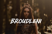 Broudleni - Font, a Handwritten Font by artchiles_design (Thumbnail 1 of 5)