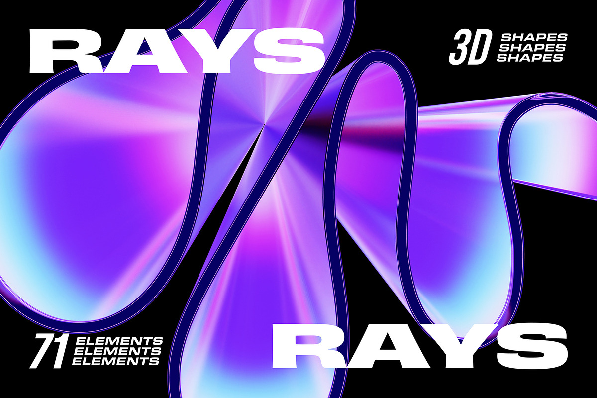 70+ 3D Rays illustrations, an Object Graphic by assetpro.design (Photo 1 of 14)