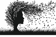Tree Woman Laser Cut Bundle, a Graphic by BIPLOB EXPERT (Thumbnail 8 of 11)