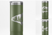22oz Laser Engraved Tumbler Mockup, a Cups & Container Mockup by MockupsBox (Thumbnail 7 of 8)