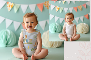 Baby Apparel Mockup PSD Set