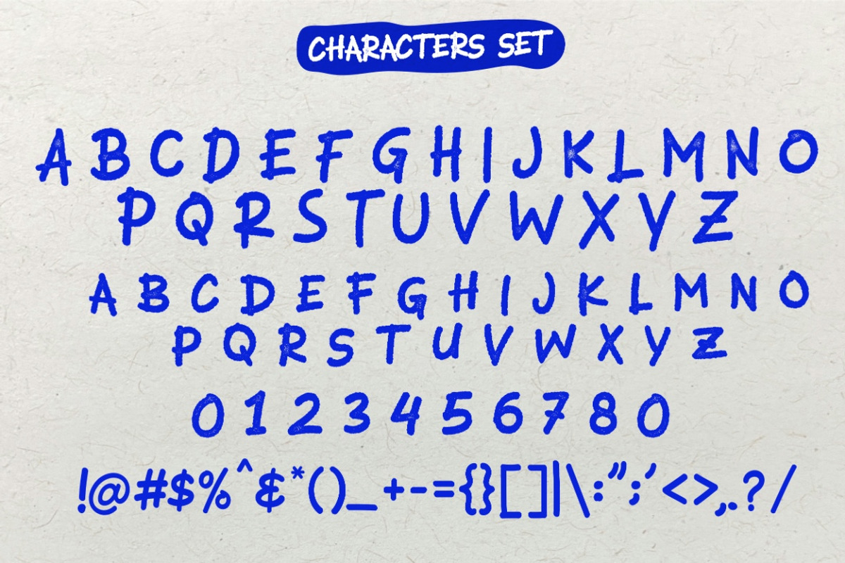 VT Baykonur - Markers Font, a Handwritten Font by ViactionType (Photo 8 of 11)