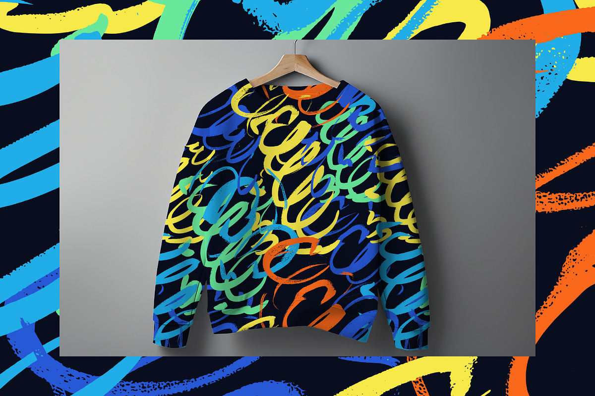 Colorful Loops, a Pattern Graphic by MalyskaStudio (Photo 6 of 11)