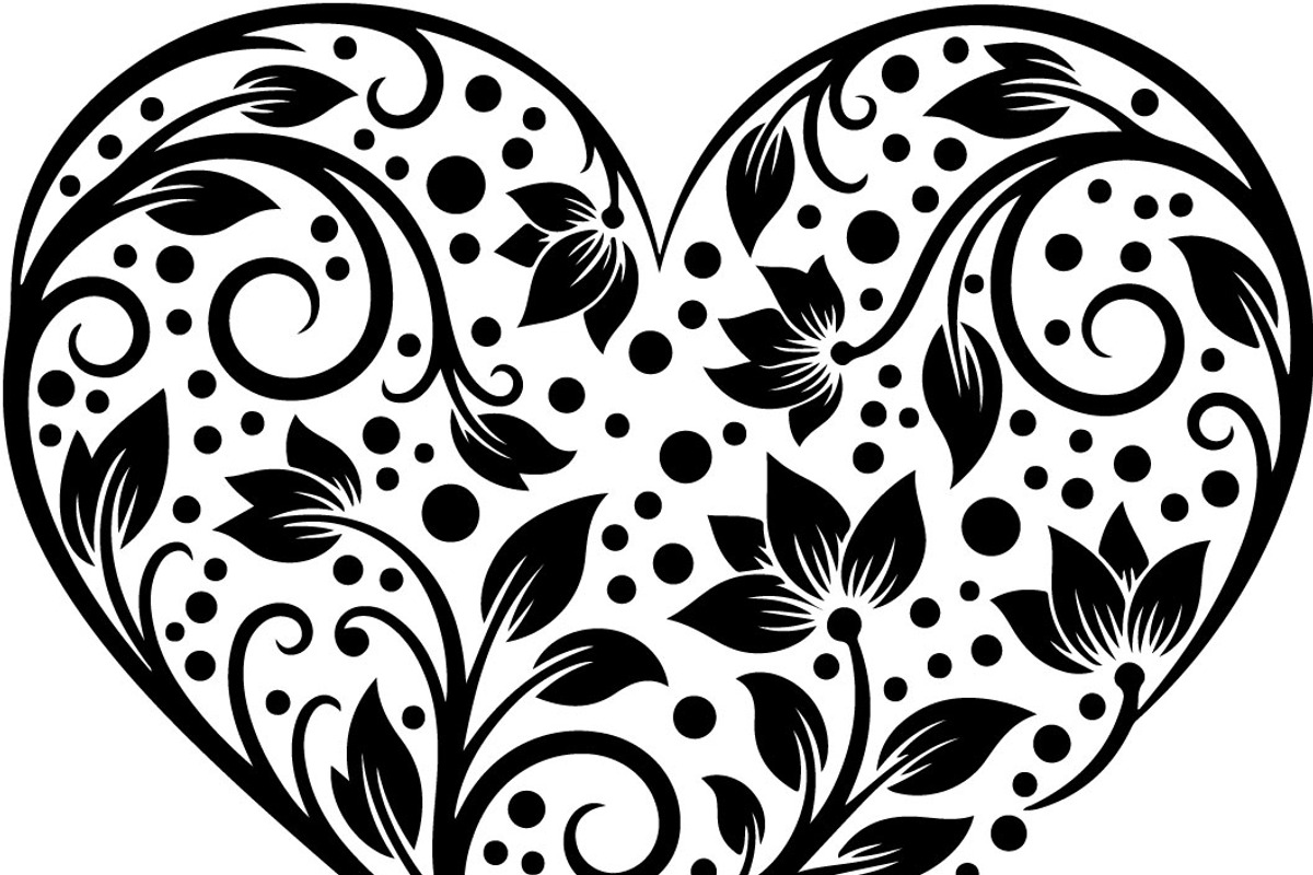 Decorative Heart Silhouette Bundle, an Illustration by Designs_River (Photo 38 of 45)