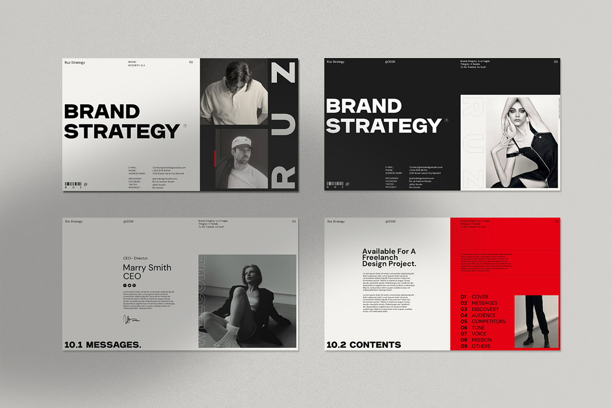 Brand Strategy Presentation, a Presentation Template by Dream-Lab (Photo 2 of 9)