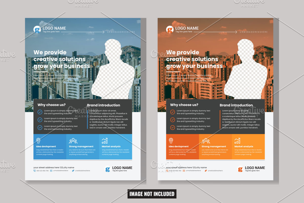 Modern Corporate Business Flyer, a Flyer Template by SouravDesign (Photo 1 of 2)
