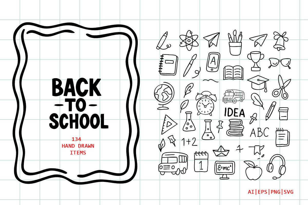 Back To School Whimsy Illustrations, an Education Illustration by SunnJaneArt (Photo 1 of 4)