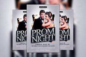 Prom Night Party Flyer Template