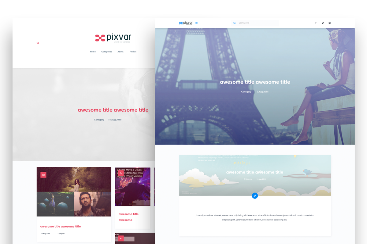 xIAM - a Personal Template, a Websites & App Template by Pixvar Studio (Photo 2 of 3)
