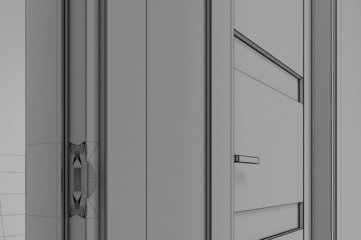 Italian Door San Remo K011, a Furniture 3D Model by 3D Models by Obshansky (Photo 11 of 15)