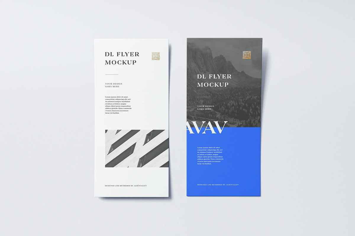 DL Flyer Mockup, an Advertising Mockup by zpackcreative (Photo 1 of 4)