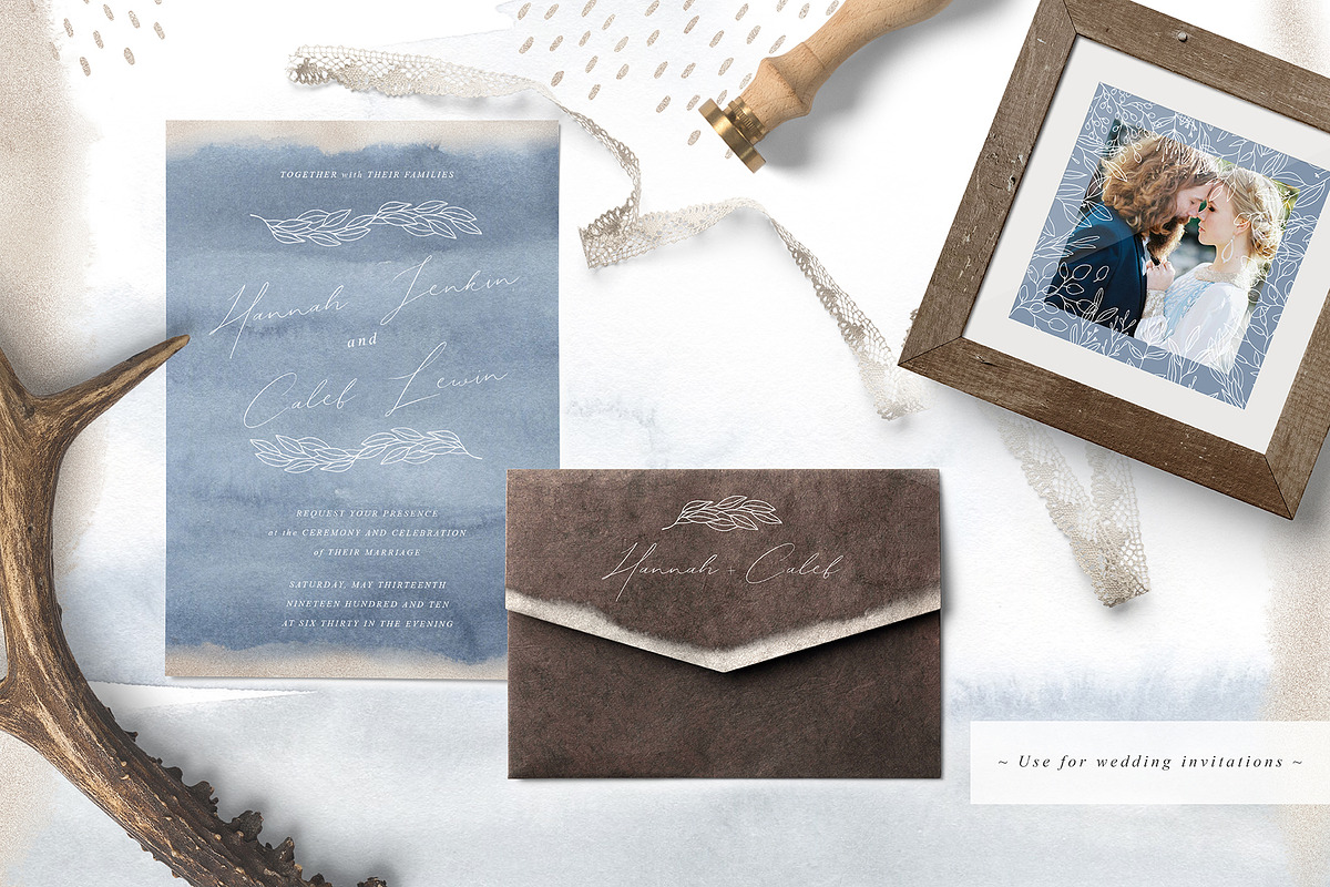 Scandi Leaf Collection, a Texture Illustration by Julia Dreams (Photo 8 of 8)