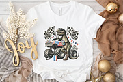 T-Rex Dinosaur Monster Truck, a Seasonal Illustration by DreamArtGraphic (Thumbnail 3 of 5)