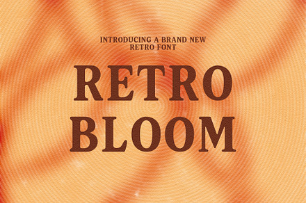 Retro Bloom  Font, a Font by Mehedi Hasan