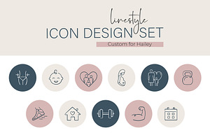 Custom Icon Set For Hailey