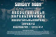 SundayNoon-Groovy Retro Display Font, a Symbol Font by AQR Studio (Thumbnail 9 of 9)